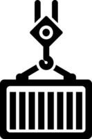 Container Glyph Icon vector