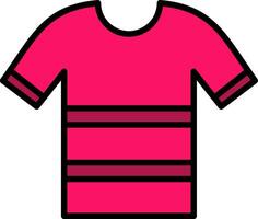 Shirt Line Filled Icon vector