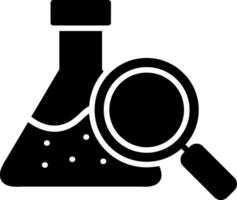 Chemical Analysis Glyph Icon vector
