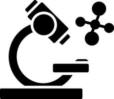 Microscope Glyph Icon vector