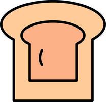 Toasting Line Filled Icon vector