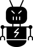 Botnet Glyph Icon vector