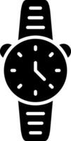 Watch Glyph Icon vector