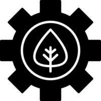Offshore Platform Glyph Icon vector
