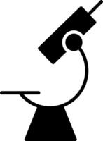 Microscope Glyph Icon vector