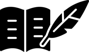 Literature Glyph Icon vector