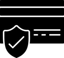 Secure Payments Glyph Icon vector