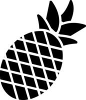 Pineapple Glyph Icon vector