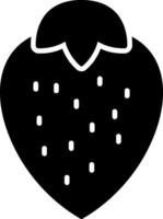Strawberries Glyph Icon vector