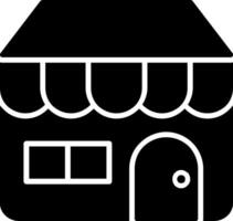 Find A Store Glyph Icon vector