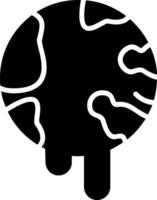 Global Warming Glyph Icon vector