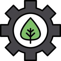 Offshore Platform Line Filled Icon vector