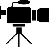 Camcorder Glyph Icon vector