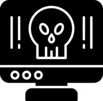 Computer Glyph Icon vector