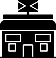 Post Office Glyph Icon vector