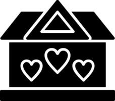 Shelter Glyph Icon vector