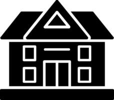 Mansion Glyph Icon vector