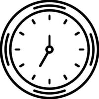 Clock Line Icon vector