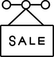 Sale Line Icon vector