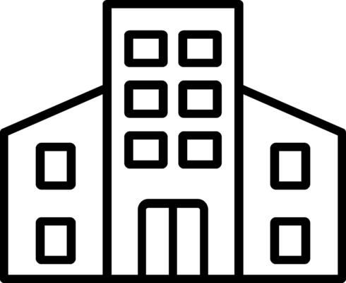 Buildings Line Icon