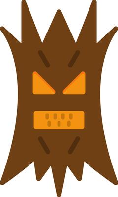 Tree Halloween Flat Icon