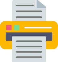 Printer Flat Icon vector