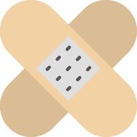 Band Aid Flat Icon vector