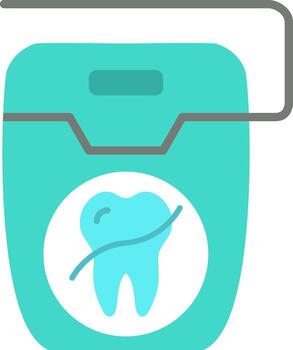 Floss Flat Icon vector