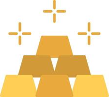 Gold Flat Icon vector