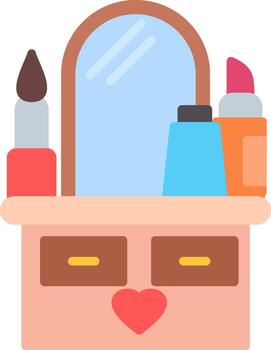 makeup Flat Icon vector