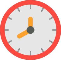 Clock Flat Icon vector