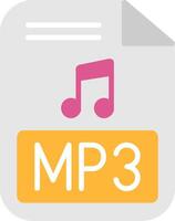 mp3 plano icono vector