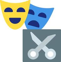 Drama Flat Icon vector