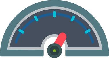 Gauge Flat Icon vector