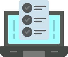 Survey Flat Icon vector