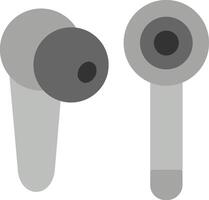 Earbud Flat Icon vector