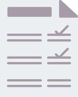 Checklist Flat Icon vector