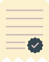 Notes Flat Icon vector