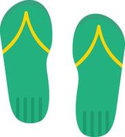 Flip Flops Flat Icon vector