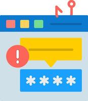 Spoofing Flat Icon vector