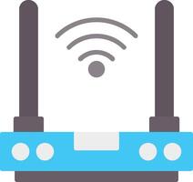 Router Flat Icon vector