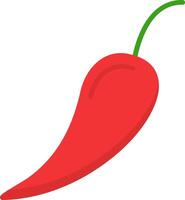 Chilli Flat Icon vector