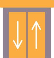 Elevator Flat Icon vector