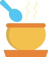 Soup Flat Icon vector