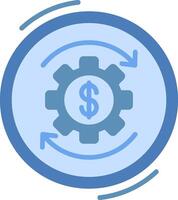 Return On Investment Flat Icon vector