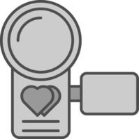 Camera Fillay Icon vector