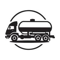 Tanker Truck Logo, Illustration, design, Art, Icons, and Graphics vector