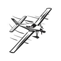 Glider Plane Design, Art, Icons, and Graphics vector