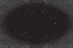 Monochrome Illustration, Halftone Effect with Graduated Dot Density vector