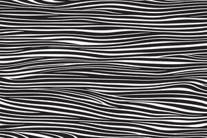 High-Resolution Black and White Wavy Zebra Print Illustration Background Texture vector